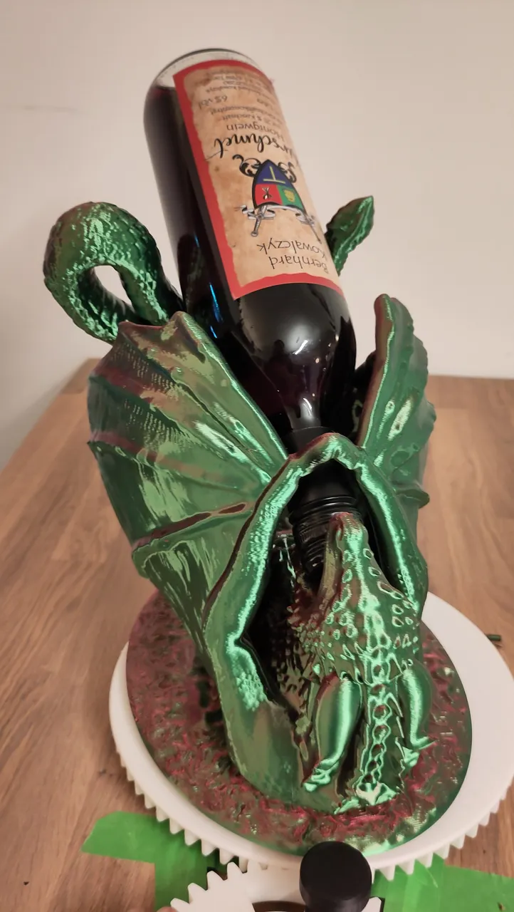 Drachen Flaschenhalter Ansicht